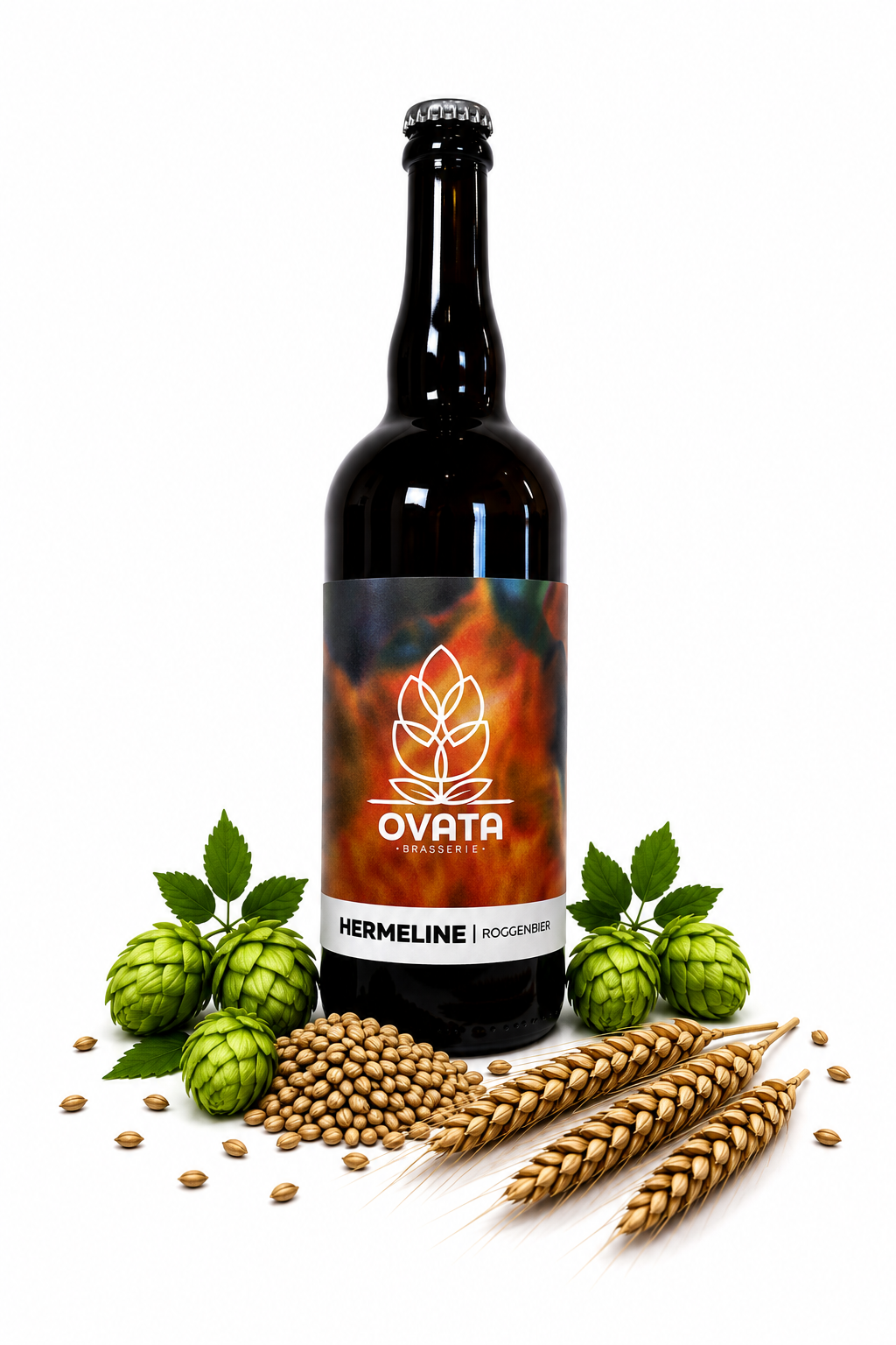 OVATA HERMELINE ROGGENBIER  5% 75CL